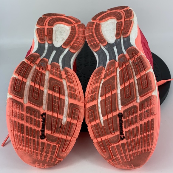 Adidas Supernova Glide Boost 8 Red Athletic Running Shoes AF6558 Women's Size 6 - Picture 10 of 11